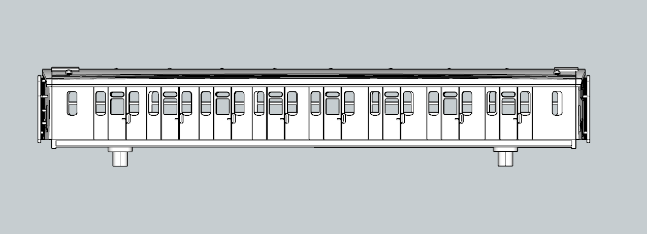 (image for) SR Bulleid 64ft 8 cmpt Comp - d2317